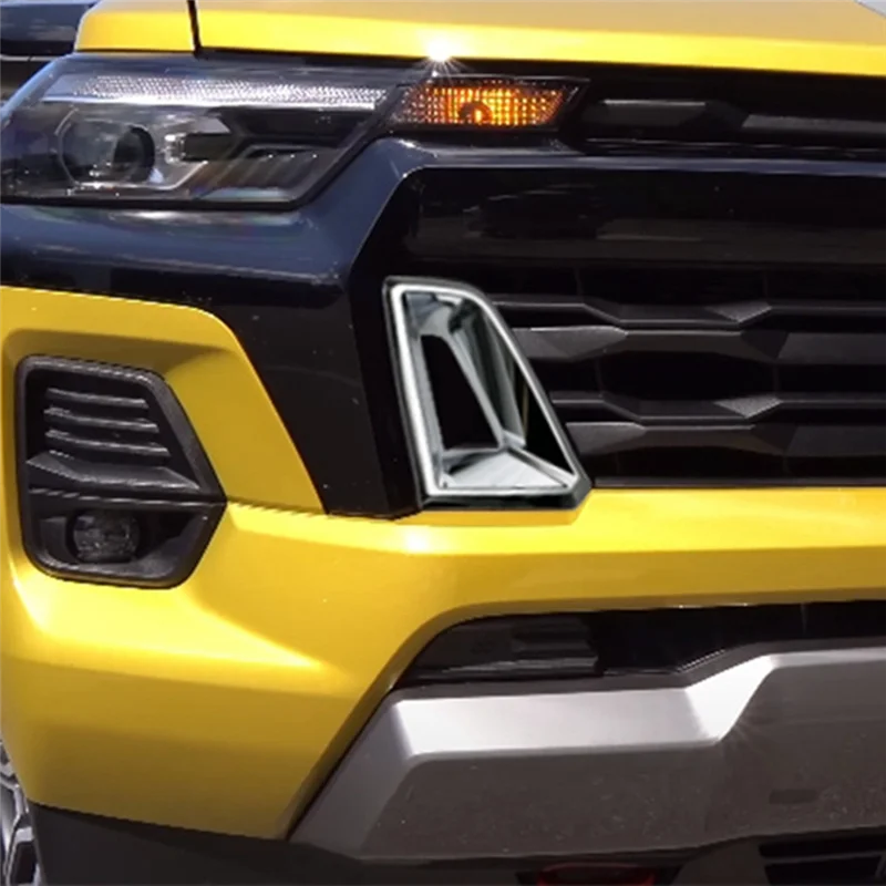 

A22F-Front Bumper Grille Side Cover Trim For Colorado 2023 2024 Exterior Accessories