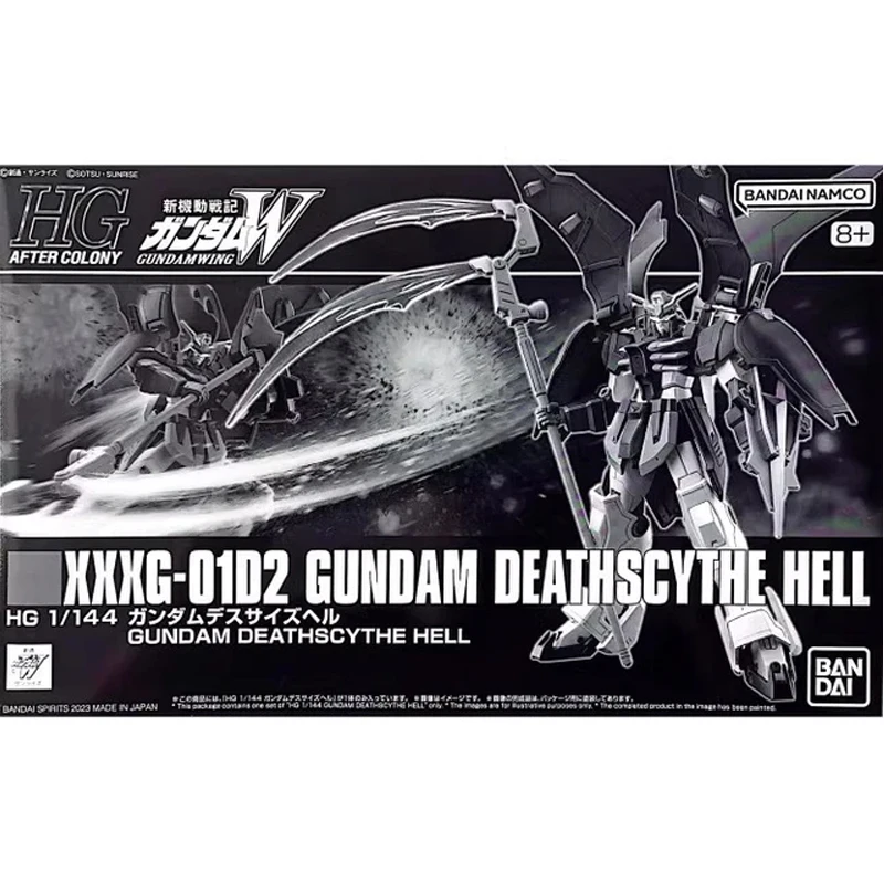

Bandai натуральная HG XXXG-01D2 GUNDAM DEATHSCYTHE HELL аниме фигурка Коллекционная сборная модель игрушки украшения подарок детям