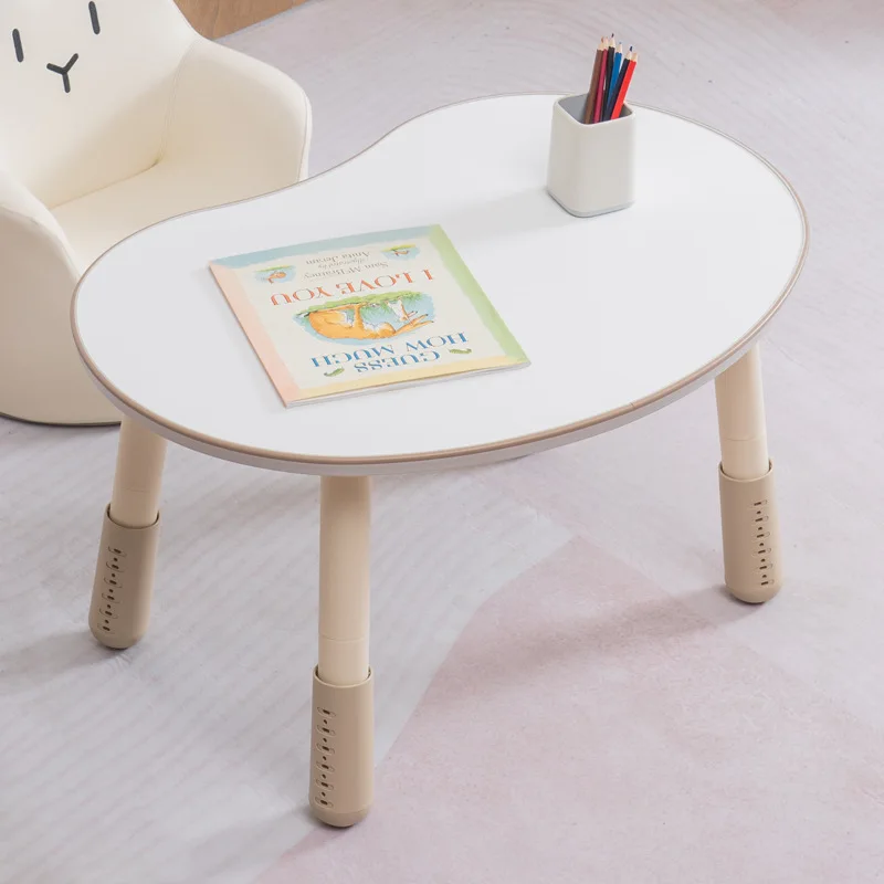 Aoliviya mesa de cacahuete para niños, mesa de estudio de educación temprana para bebés, escritorio de lectura para bebés, Tabl de guisante