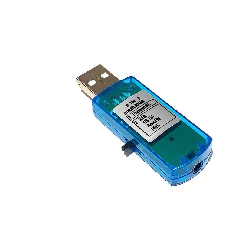 8IN1 USB-Dongle Computer-Flugsimulator für Phoenix XTR5 FMS G4 DRL DRL Liftoff Uncrashed FPV Flugzeug Hubschrauber