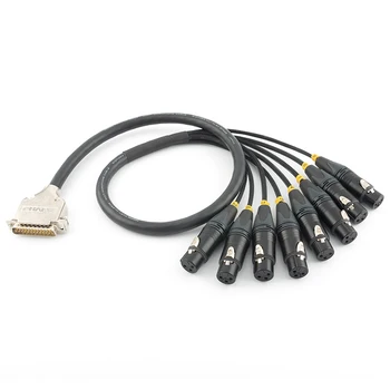 DIY Japan Mogami 2932 8 Channel DB25-XLR Male/Female  Snake Balanced Audio Cable Analog Recorder Interface Cable 1m2m3m5m