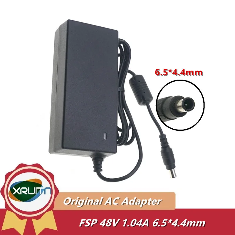 Cargador Original para Grabador de Video DAHUA NVR, Cargador POE FSP FSP050-DGAA5 50W 48V 1.04A, Adaptador de Corriente Conmutada 6.5*4.4mm