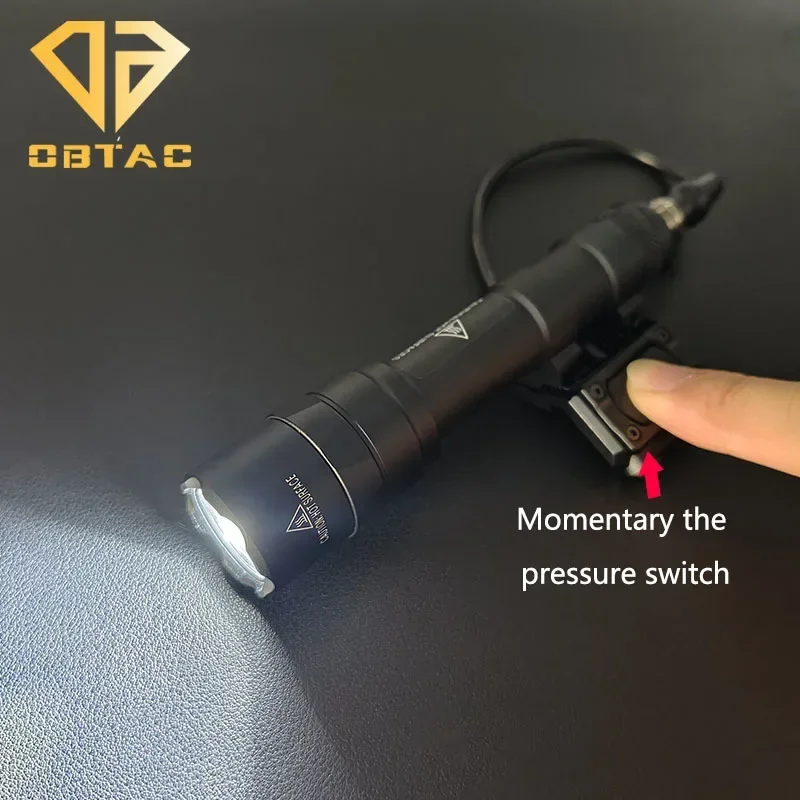 Tactical SF M600B M300B Flashlight 600lm LED White Light High Quality Hunting Weapon Scout Lights with Modbutton Pressure Switch