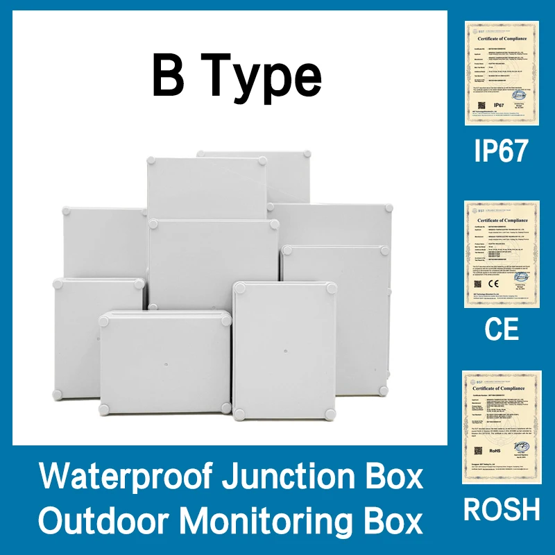 B Type Waterproof Plastic Enclosure Box Electronic Project I