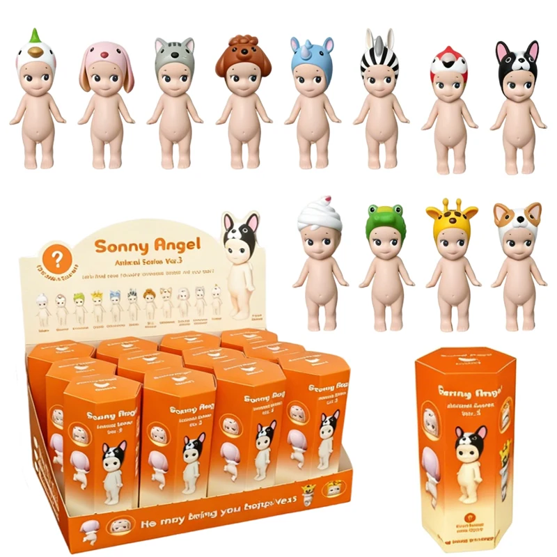 Hot Cartoon Figure Hippers Blind Box Animal Standing Series Anime Figure Room and Office Decoration Collection Christmas Gifts image 3