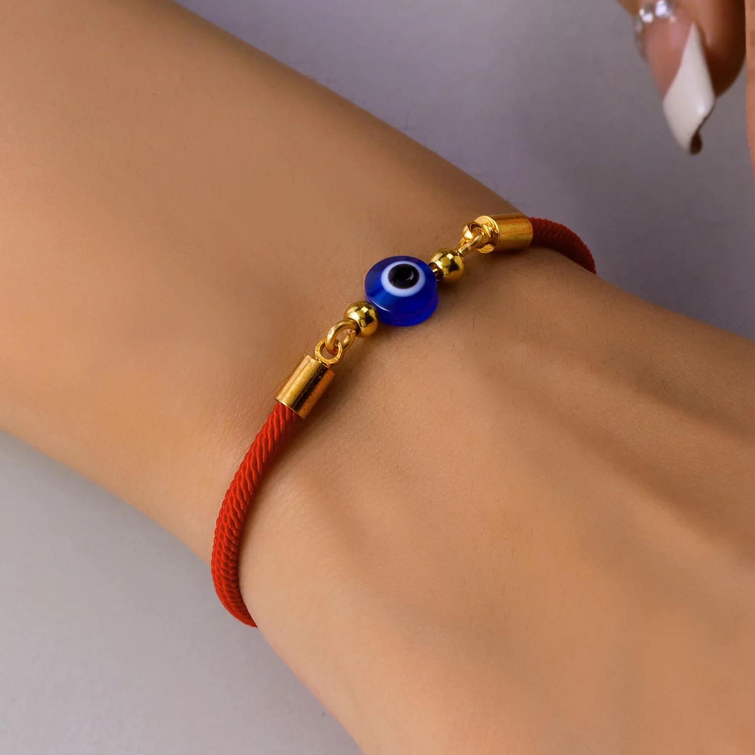 Fashion Turkish Style Blue Evil Eye Bracelet For Women Men Lucky Red Rope Handmade Woven Bracelet Friendship Jewelry Gifts