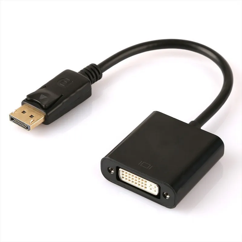 DP to DVI Cable Adapter Display Port DP to DVI Converter HD 1080p Male to Female For PC Laptop HDTV Monitor Projector