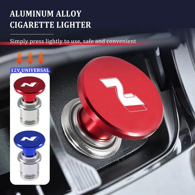 

For Hyundai Portable Car Automatic Cigarette Lighter Ignition Accessories N LINE i30 i20 Sonata Accent Tucson Elantra Azera