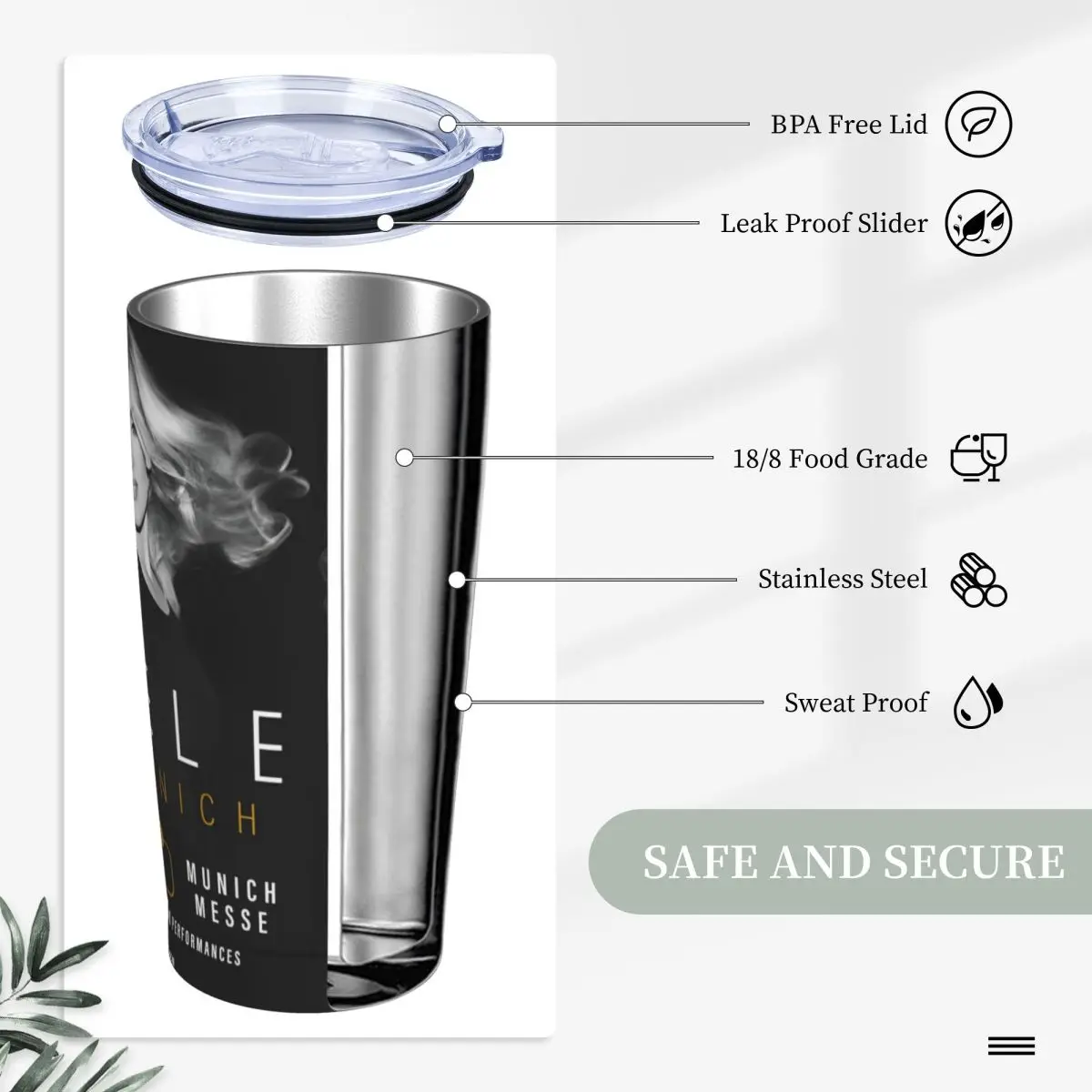 Cool Singer Adele Tour 2024 Insulated Tumbler with Straws Pop Music Vacuum Thermal Mug Outdoor Portable Car Bottle Cup 20oz