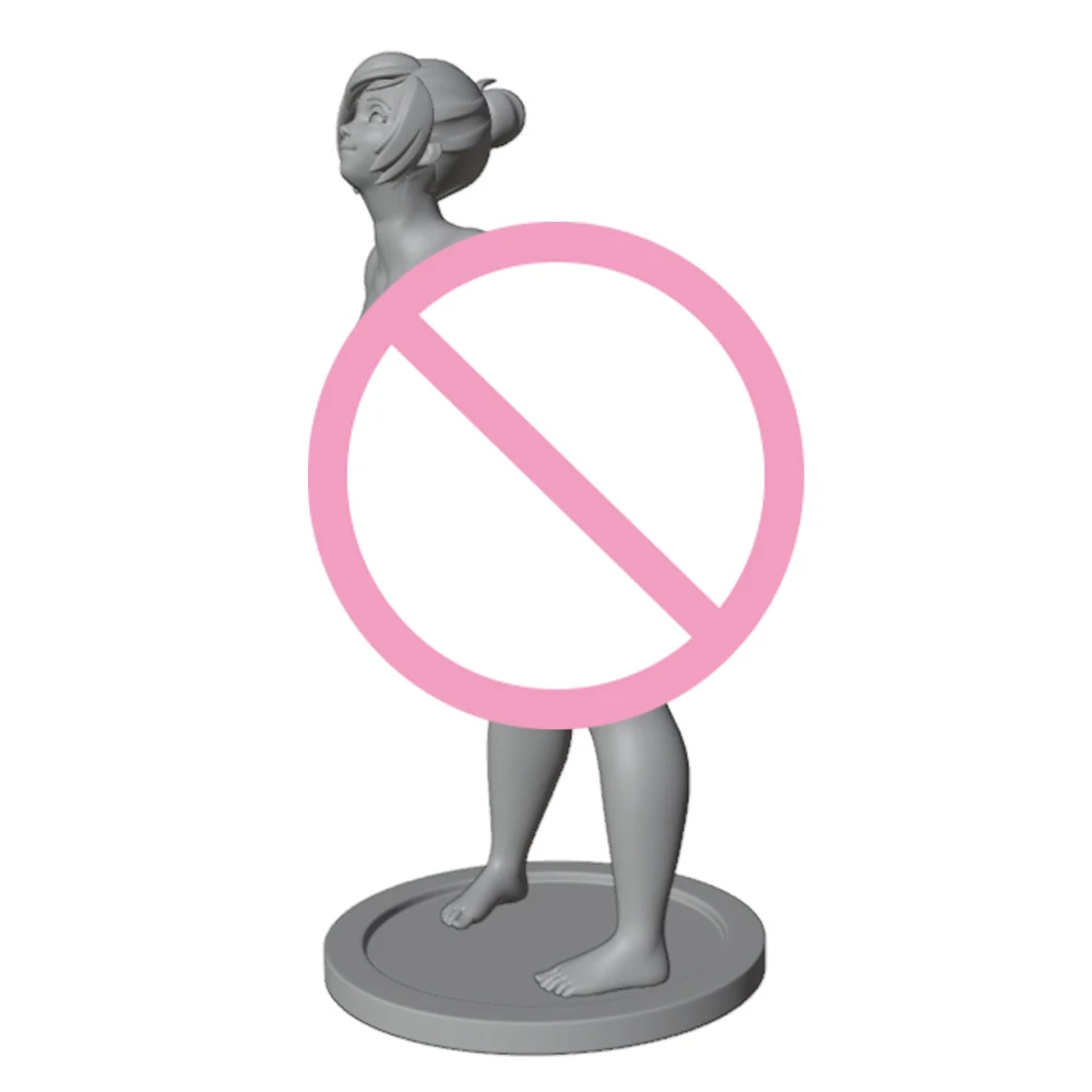 

1/24 3d Printing Model Kit Belle Mei Nsfw Sexy Girl Resin Figure Model Kit DIY Miniature Reduction Statue Unpainted Kit Toys
