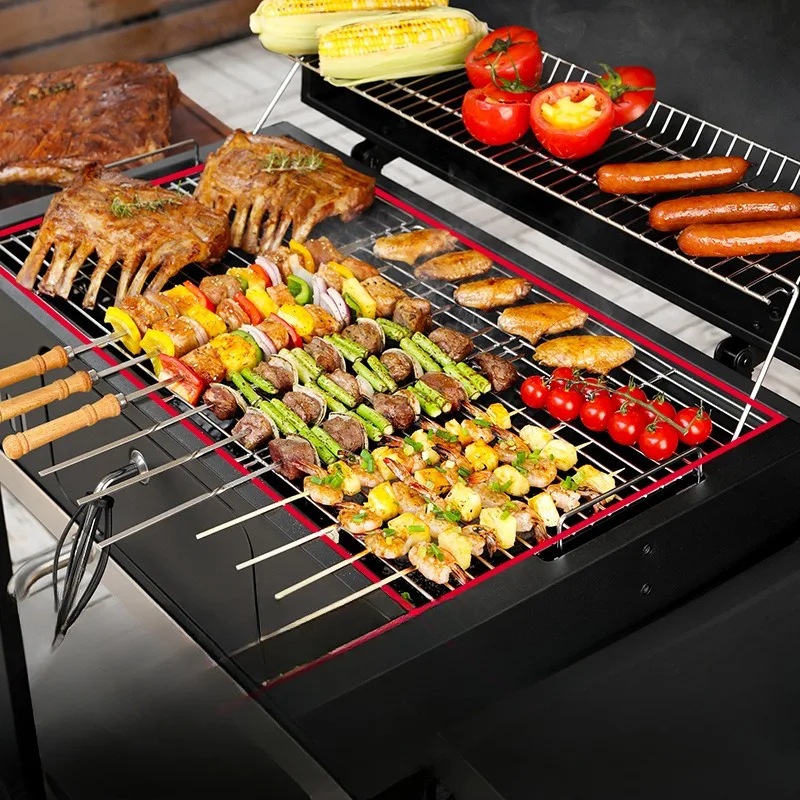 Barbecue Oven Outdoor Charcoal Barbecue Oven American BBQ Barbecue Oven Villa Courtyard Barbecue Rack