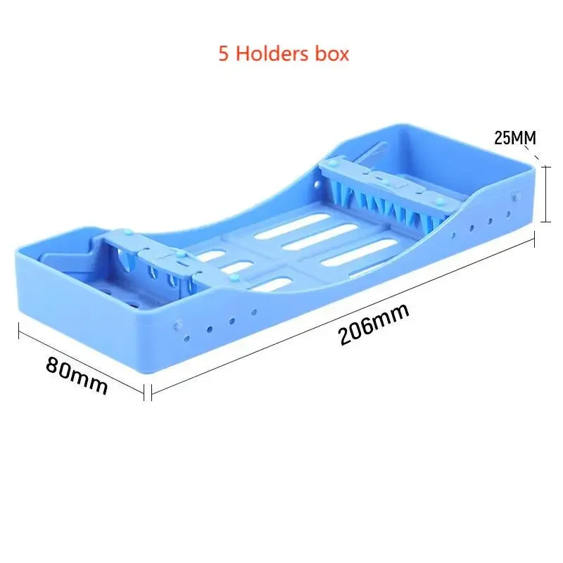 5/7/10 Holes Dental Sterilization Rack For Composite Resin Filling Spatulas Aesthetic Restoration Placing Box Dentist Instrument