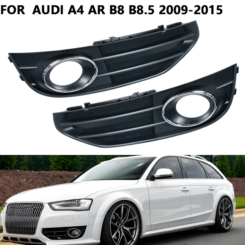 Marco de cubierta de luz antiniebla de parachoques delantero para Audi A4 AR B8 B8.5 Allroad Quattro Travel 2009-2015 rejilla de lámpara antiniebla 8K 0807681 J01C