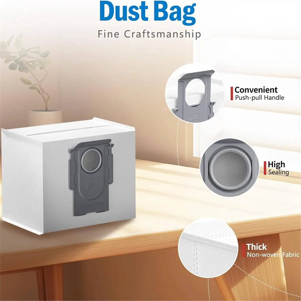 YDSC Accessories Kit for Roborock Q10 X5+ /Q10 X5 Robot Vacuum Replacement Parts Main Side Brush HEPA Filters Mop Bags