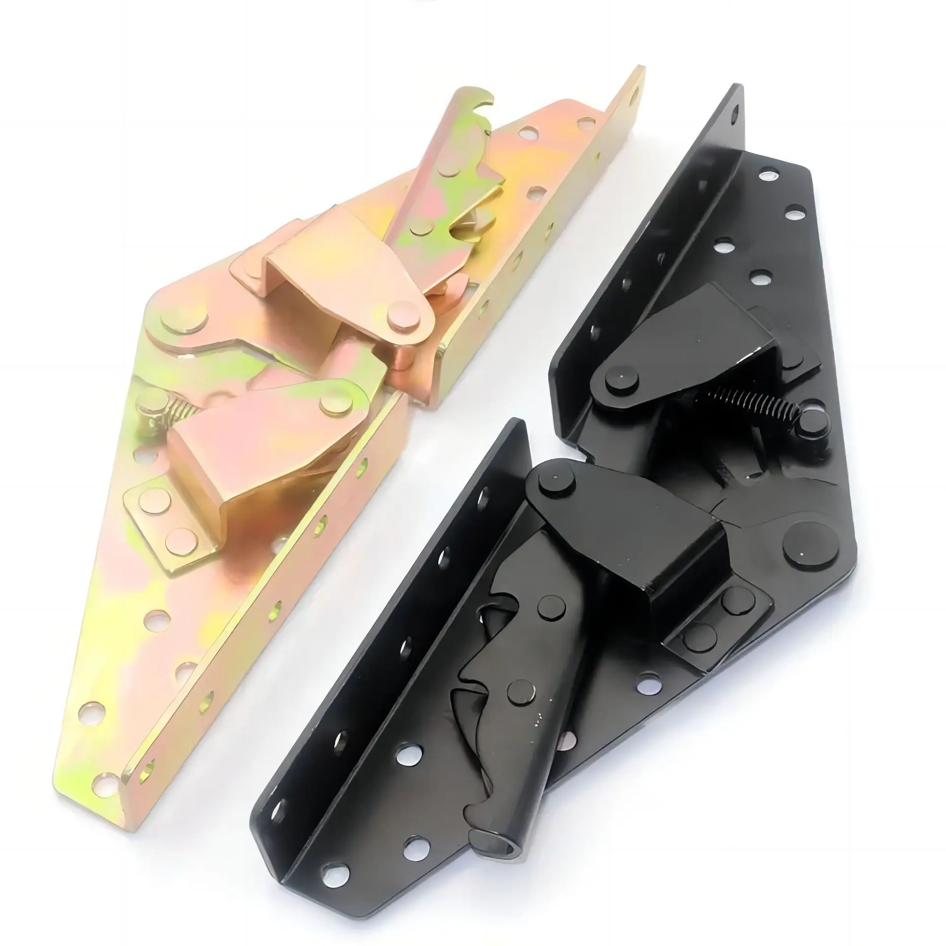 Metal Steel Black Sofa Bed Bedding Furniture Adjustable 3-Position Angle Mechanism Hinge Hardware