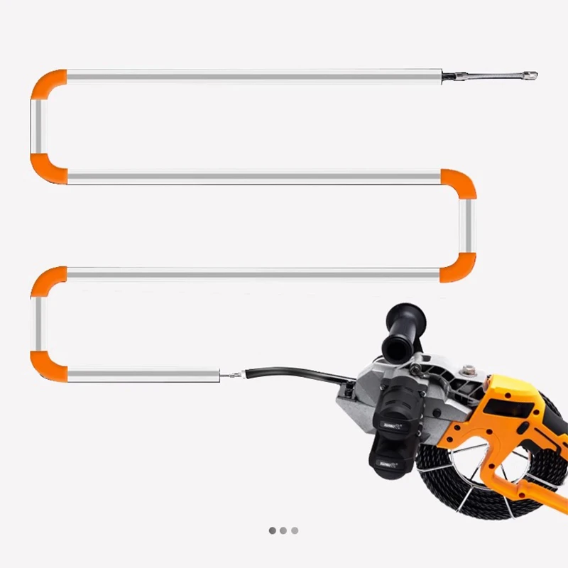 Lithium Battery Electric Thread Machine Automatic Pull Wire Stringing Machine Cable Push Puller Tools Wall Threading Machine