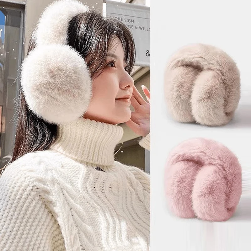ที่ปิดหูแบบนุ่มสบาย ให้ความอบอุ่นในฤดูหนาว สำหรับผู้หญิงและผู้ชาย แฟชั่นสำหรับกิจกรรมกลางแจ้ง ป้องกันหูจากความหนาว