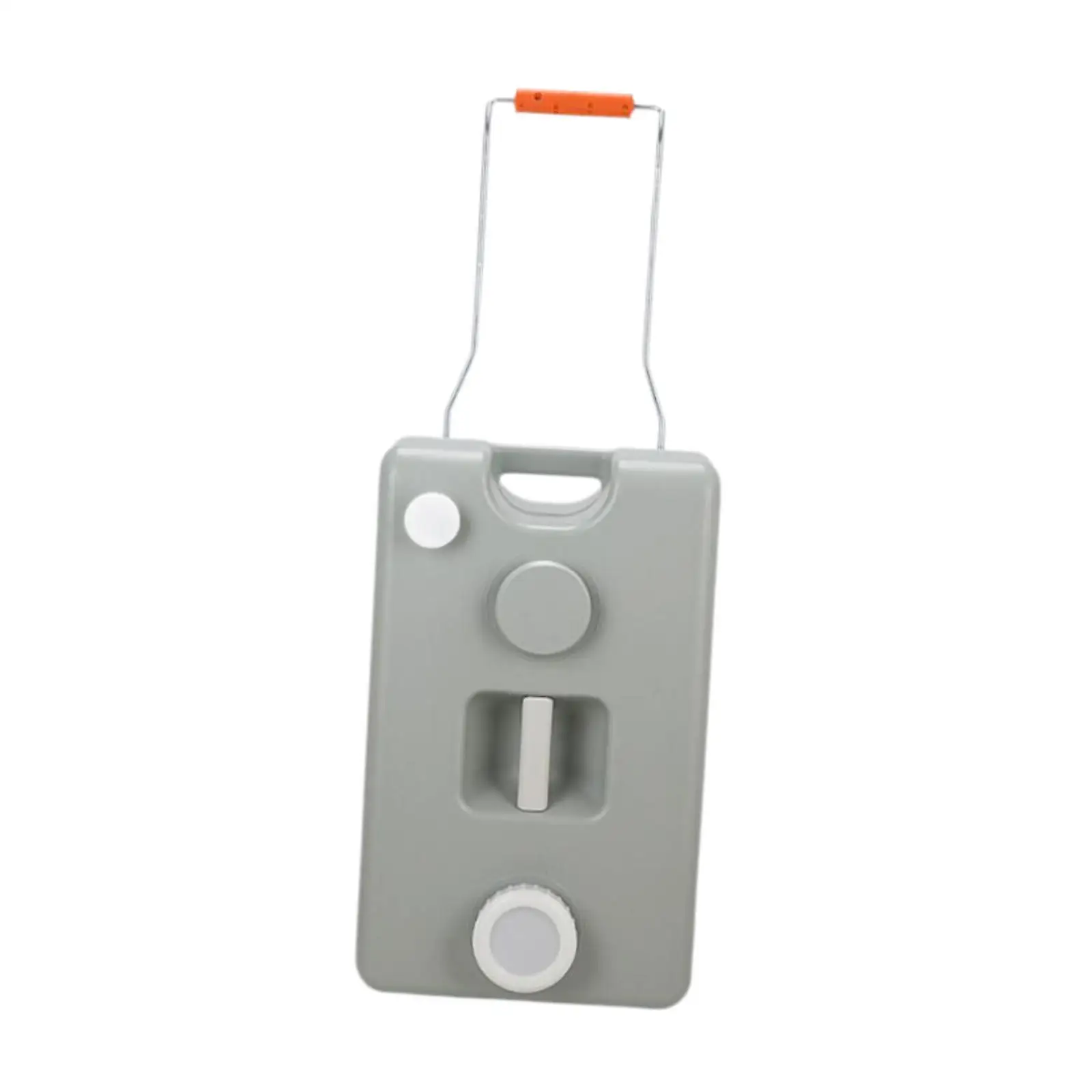 عربة خزان المياه المحمولة RV سعة 25 لترًا احترافية مع عجلتين كبيرة لمياه الصرف الصحي