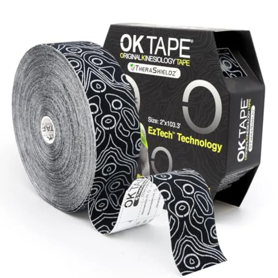 

Kinesiology Tape Bulk 103Feet, Pro Adhesive, Water-Resistant k Tape, Elastic Athletic Tape, Latex Free, Uncut