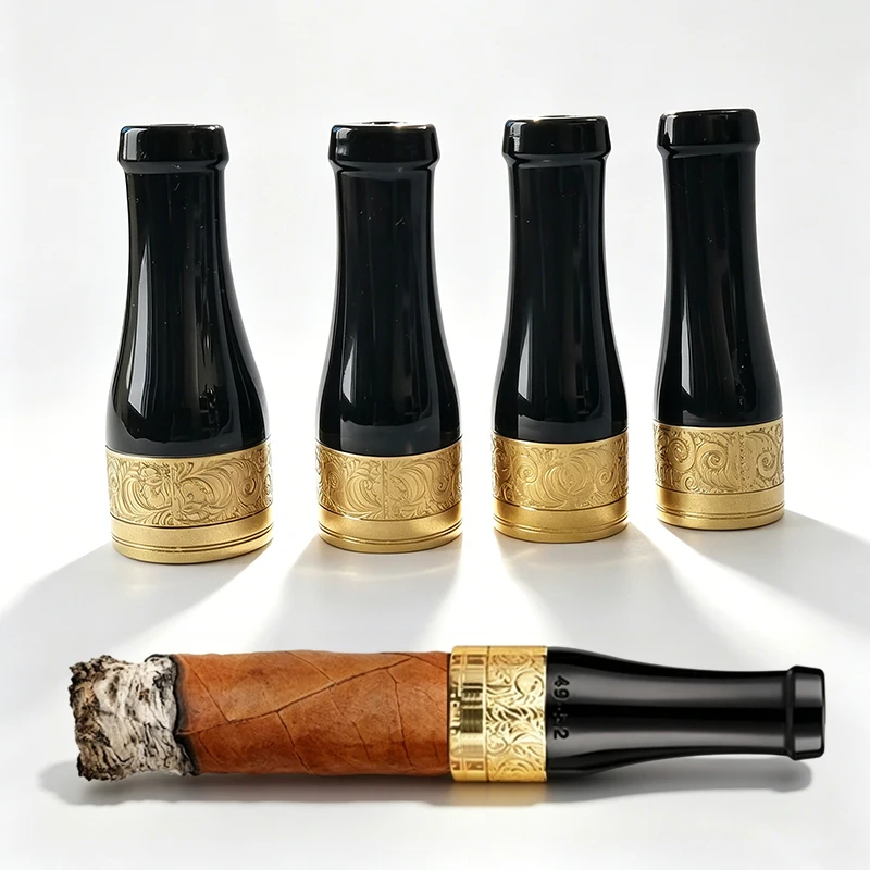 4pcs Cigar Stand, Cigar Additions, Cigar Holder, Compatible with 42-57 Ring Gauge, Premium, Exquisite Gifts, Luxurious Presents