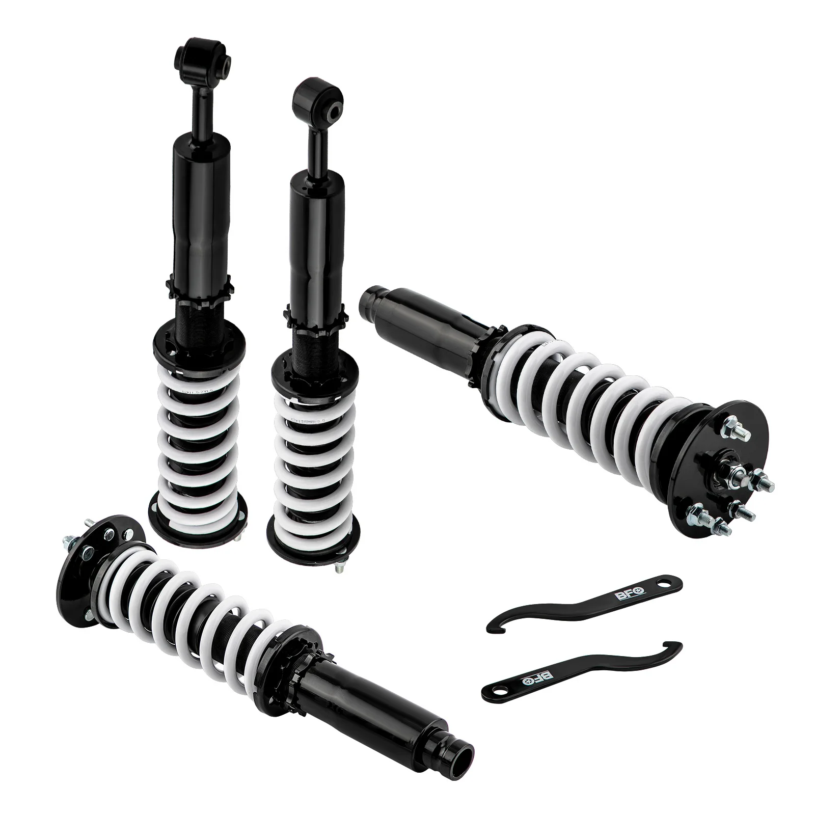 Full Coilovers Suspension Struts For Honda Accord 03-07 Height Adjustable Spring Shock Absorber Springs Coilover Shocks Struts