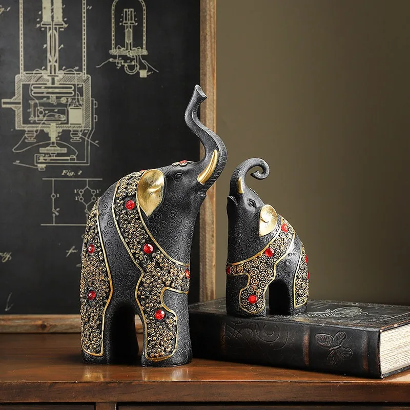 Vintage Mid-century Style Figurine Exquisite Artistic Ornament for Bookcase Sideboard Cafe Bedroom Home Decoration