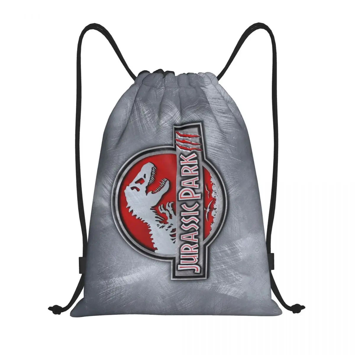 Jurassics Parks Trekkoord Rugzak Sport Gym Tas Voor Vrouwen Mannen Dinosaurus Wereld Training Sackpack