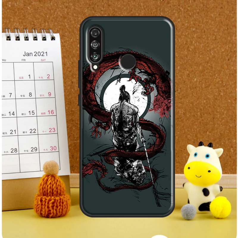 Japan The Samurai Ninja Case For Huawei Nova Y70 Y60 Y61 Y91 Y90 10 9 SE 5T 7i 8i 11i 11 P20 P40 Lite P30 Pro Cover