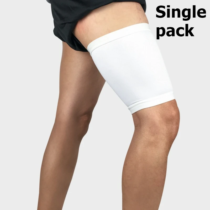 1Pcs Thigh Wrap Brace Support Compression Sleeve for Pulled Hamstring Strain Injury Tendonitis Rehab, Recovery, Fits Men & Women
