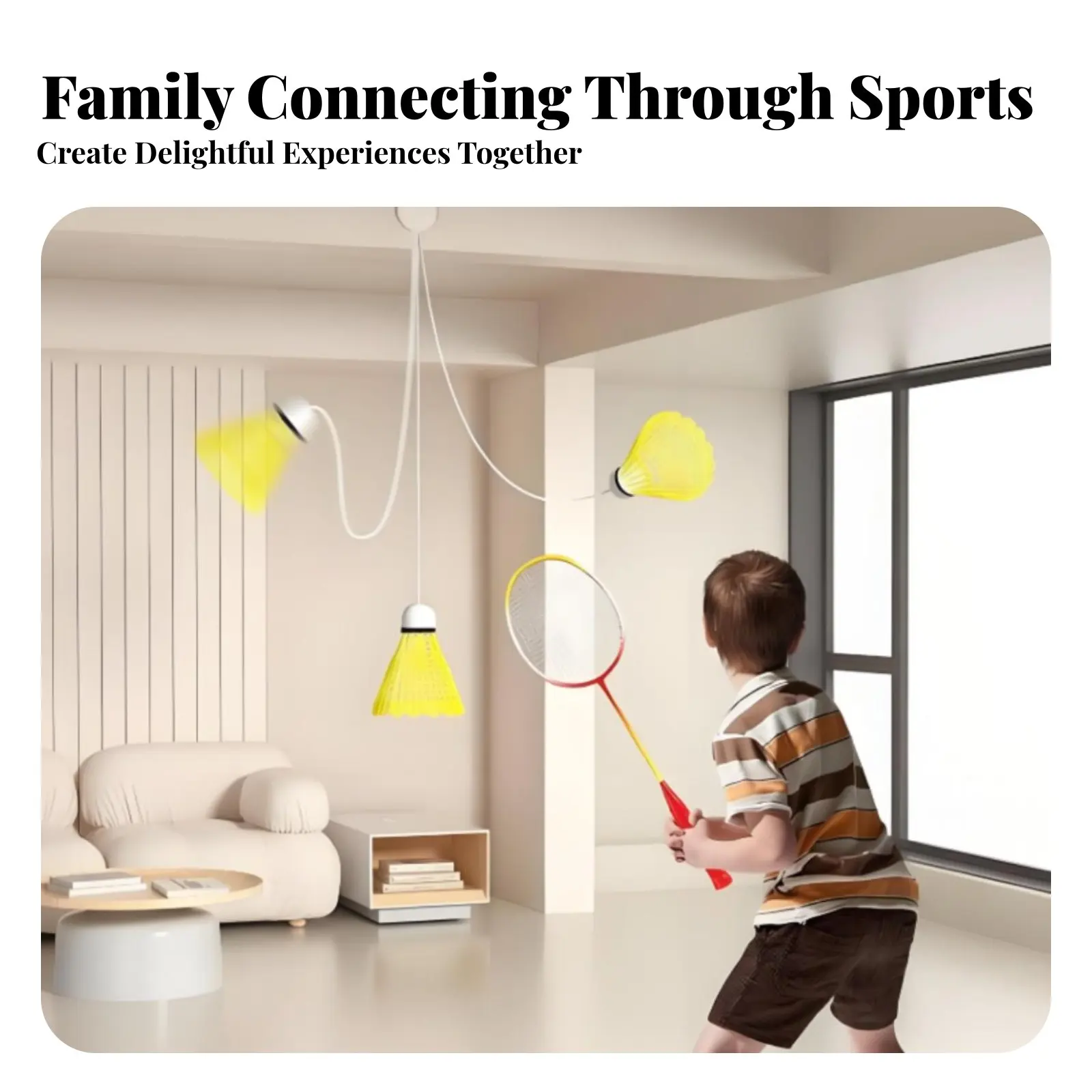 

Badminton Bounce Practice Tool Indoor Outdoor Use Bounce Badminton Practice Set Elastic Rope Shuttlecock Practice Tool Play At