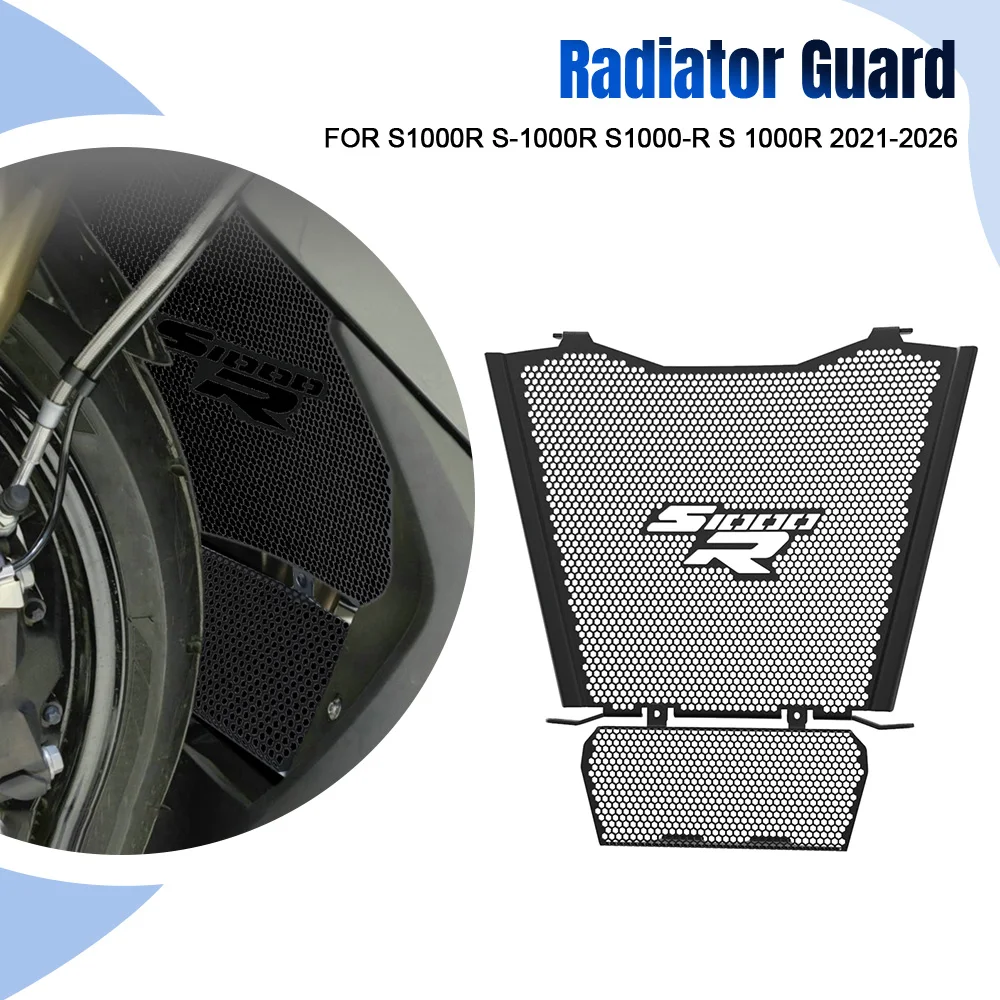 

Motorcycle Radiator Guard Cover Protector For BMW S1000R S-1000R S1000-R S 1000R 2021 2022 2023 2024 2025 2026 Water Tank Cover