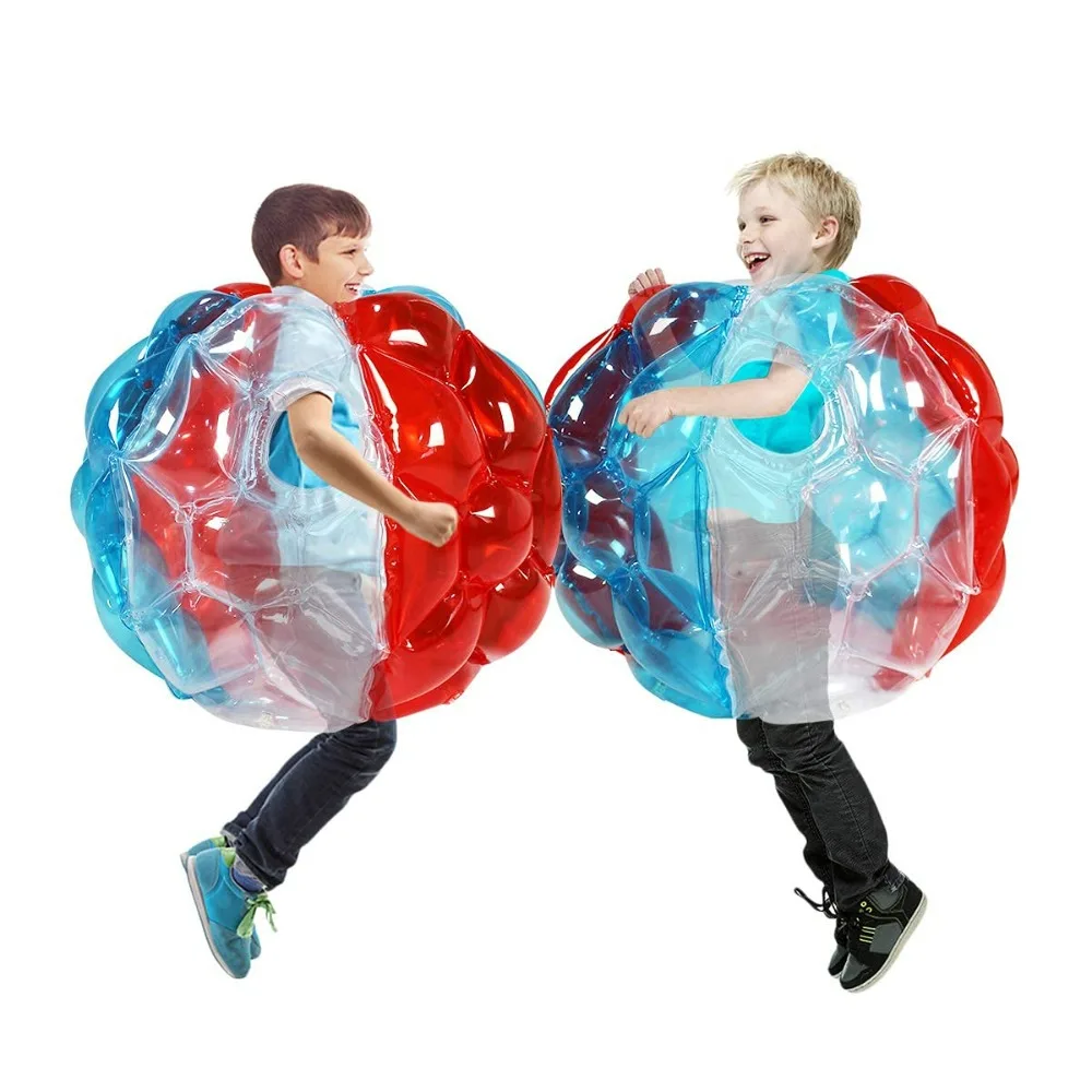 60CM Wearable Human Hamster Ball Inflatable Sumo Ball Inflatable Body Bubble Ball for Adults Kids Outdoor Team Sports Bumper Fun