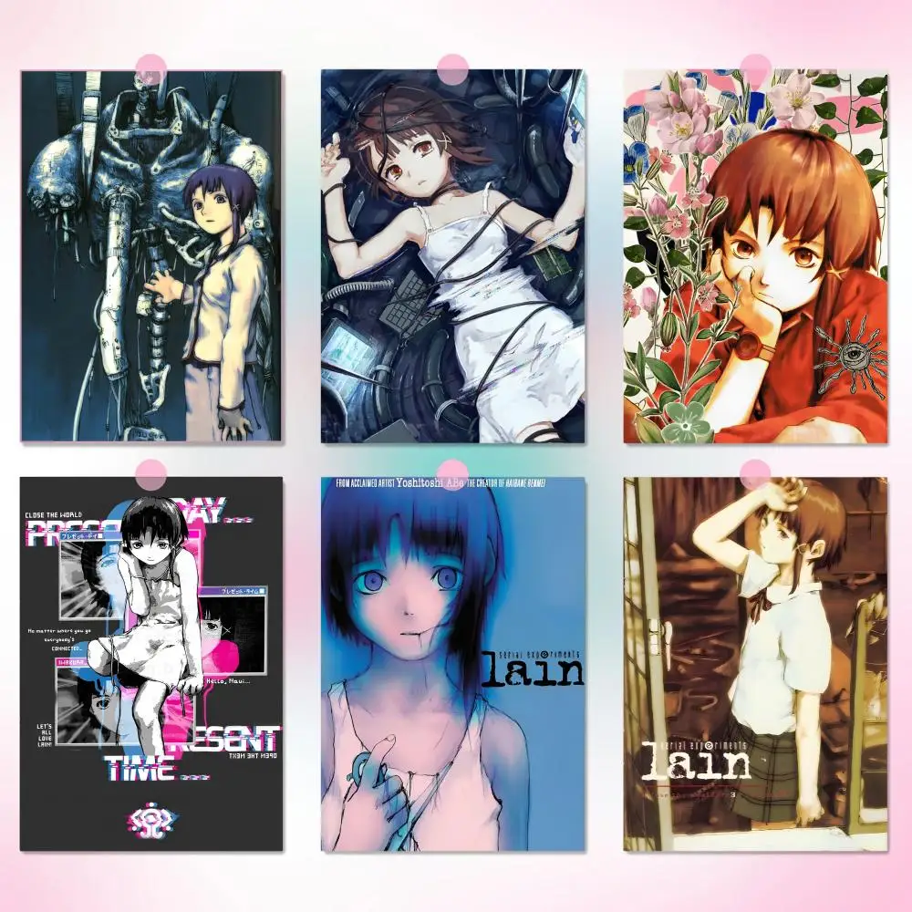 Serial Experiments Lain Anime Movie Budget Wall Makeover Simple Wall Inspiration Modern Room Upgrade Simple Vibe Change Poster