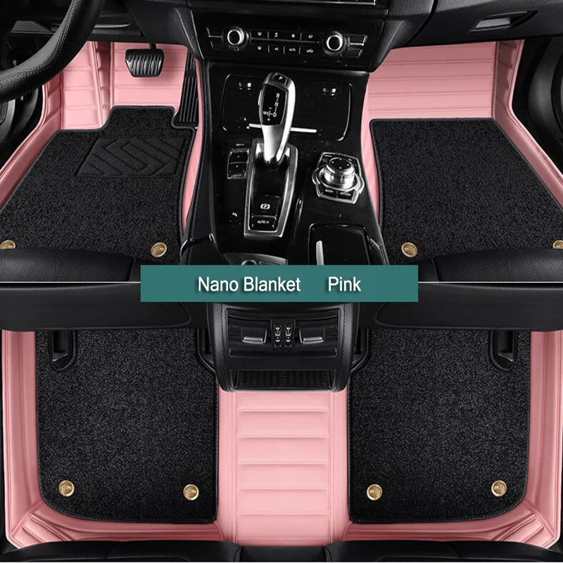Double Layer Custom Car Floor Mats For Audi Q5 Auto Carpets Foot Coche Accessories Waterproof Leather Floor Liners view 3