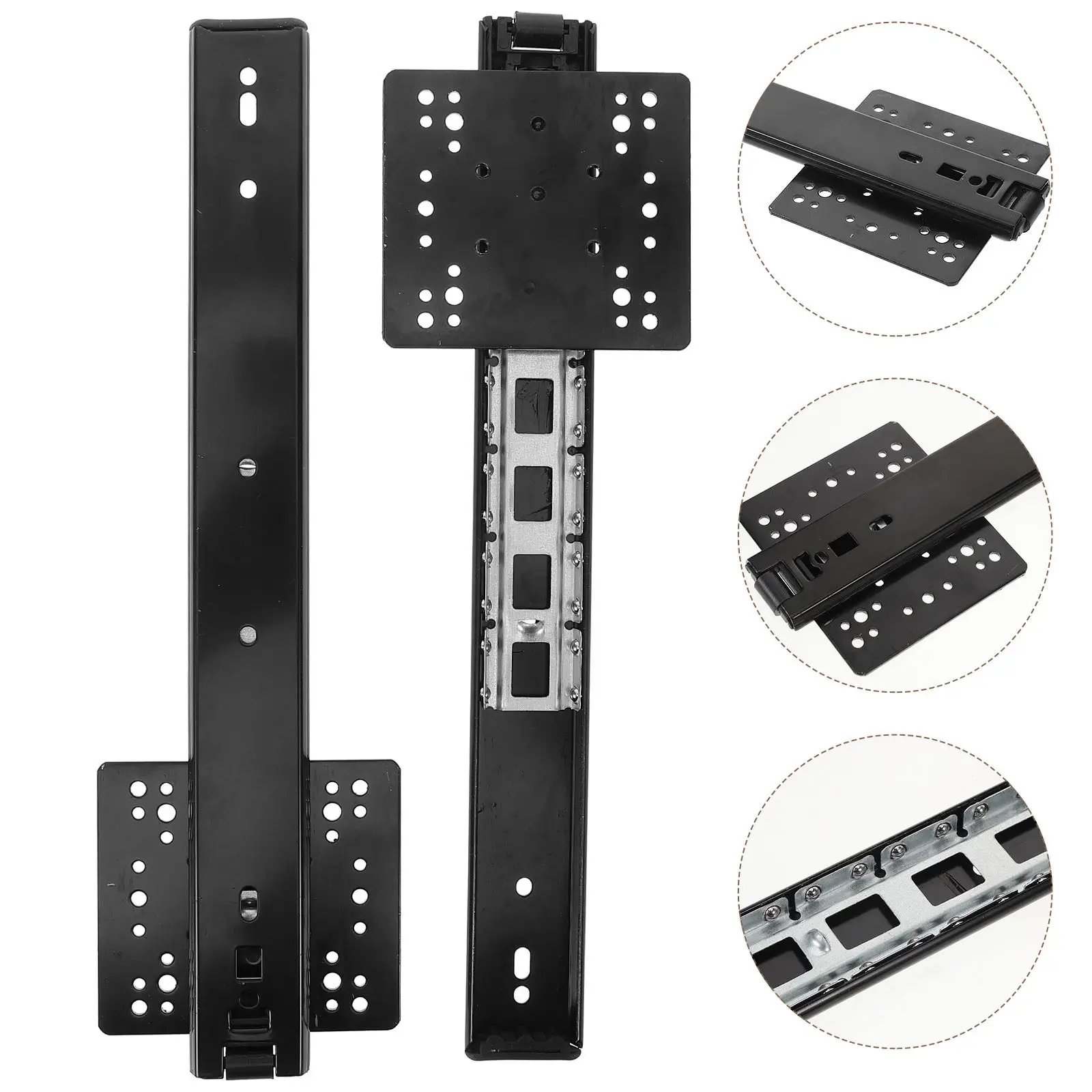 

2 шт. бесшумные направляющие для выдвижных ящиков с шарикоподшипниками, плавное закрывание, направляющие для мебели, направляющие для серверных стоек