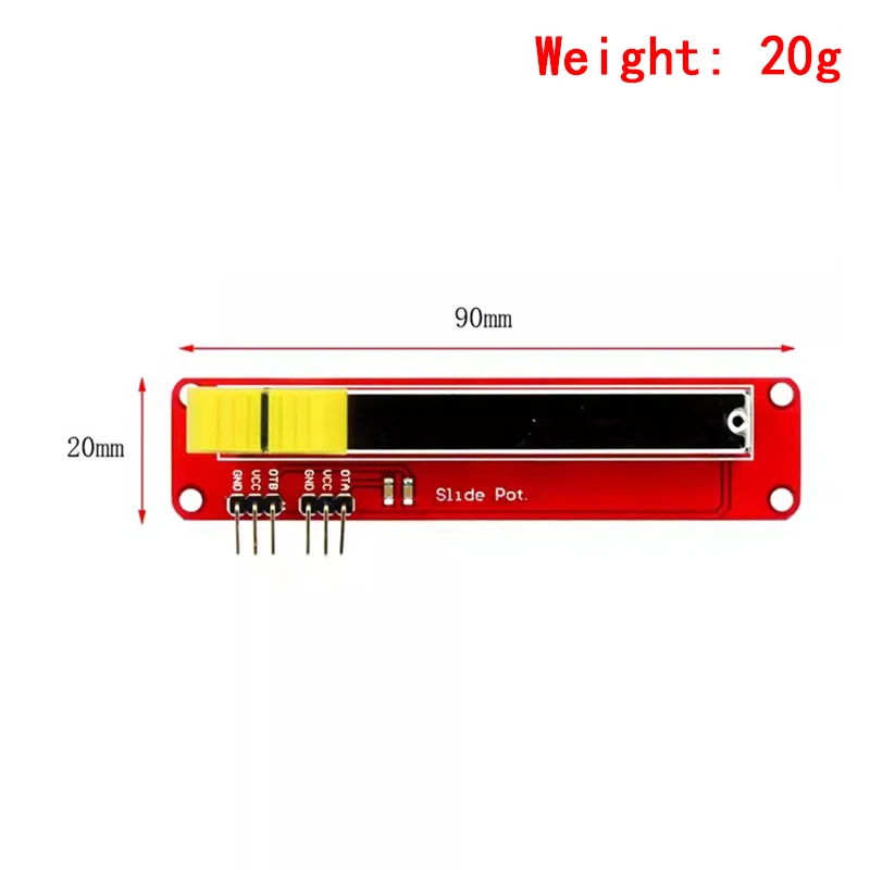 Slide Potentiometer 10K Linear Module Dual Output for Arduino AVR Electronic Block