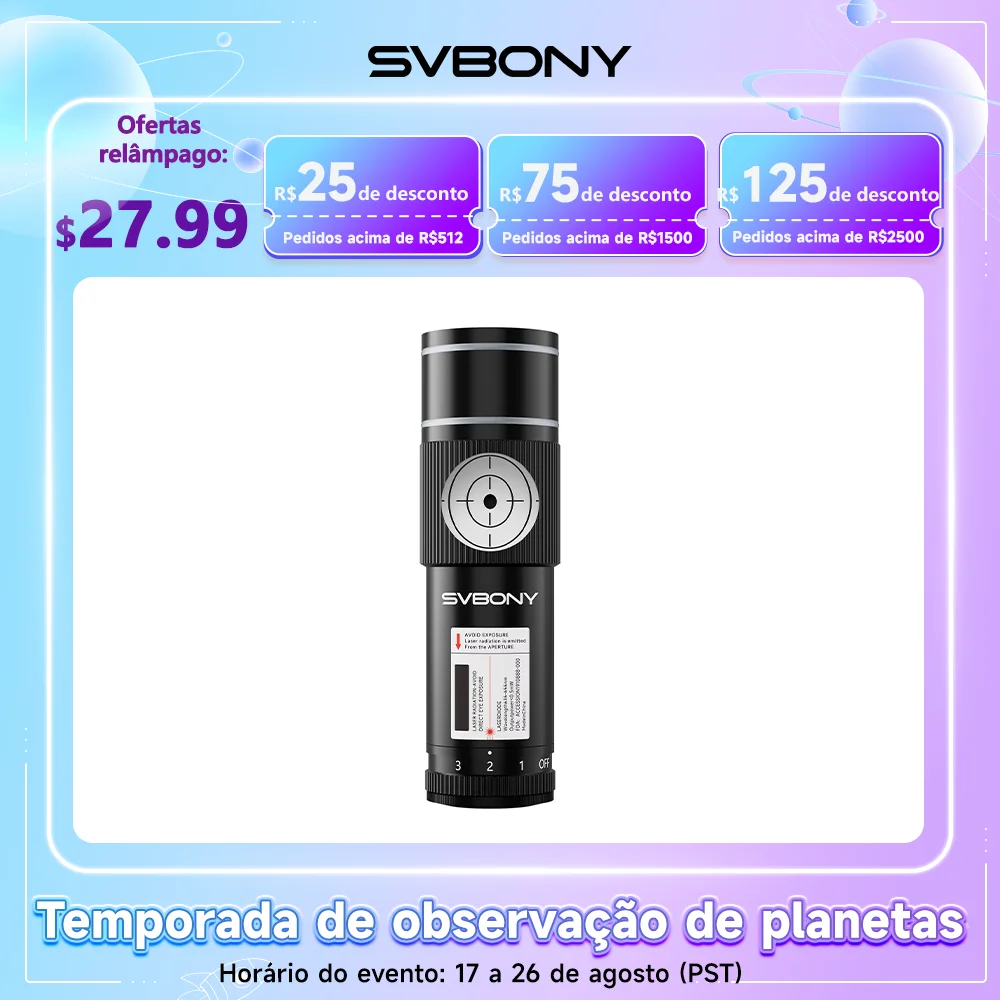 SVBONY Colimador a Laser SV121 para Telescópios