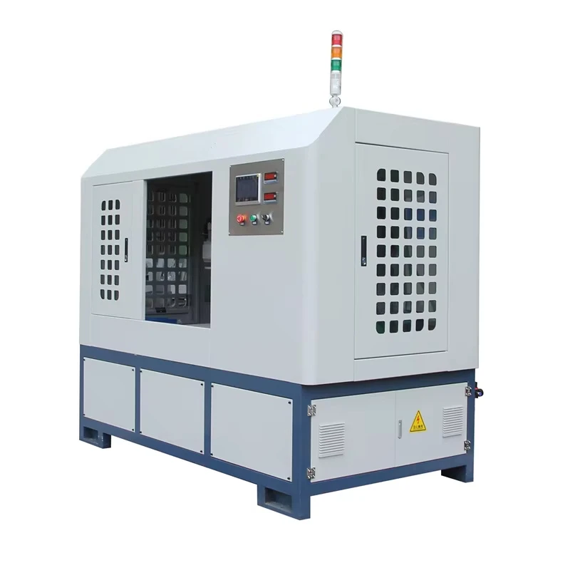 2 Grinding Head Metal Mirror Buffing and Finishing Polishing Machine Automatic Rotary Table Polishing Machine