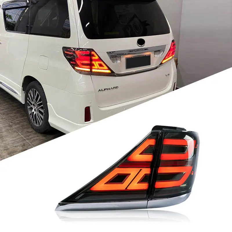 

Suitable For 07-13 Toyota Elfa Taillight Assembly Modified LED Streamer Steering Α Coefficient LED Taillight