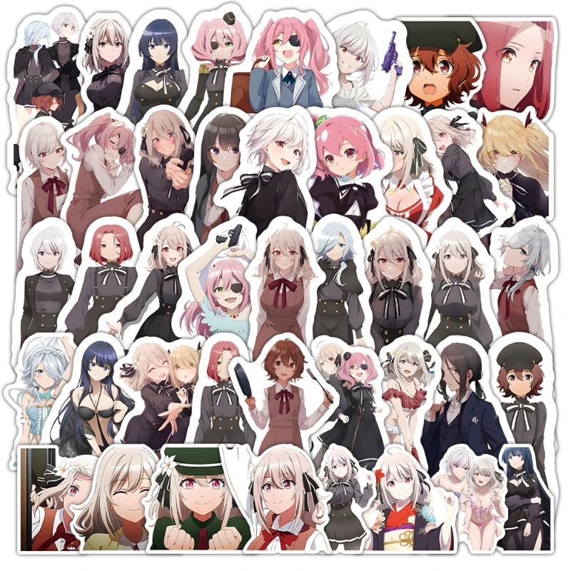 50/30/10PCS Popular Anime Peripheral Stickers New Style Decoration Mobile Phone Suitcase Pencil Case Waterproof Cute Stickers