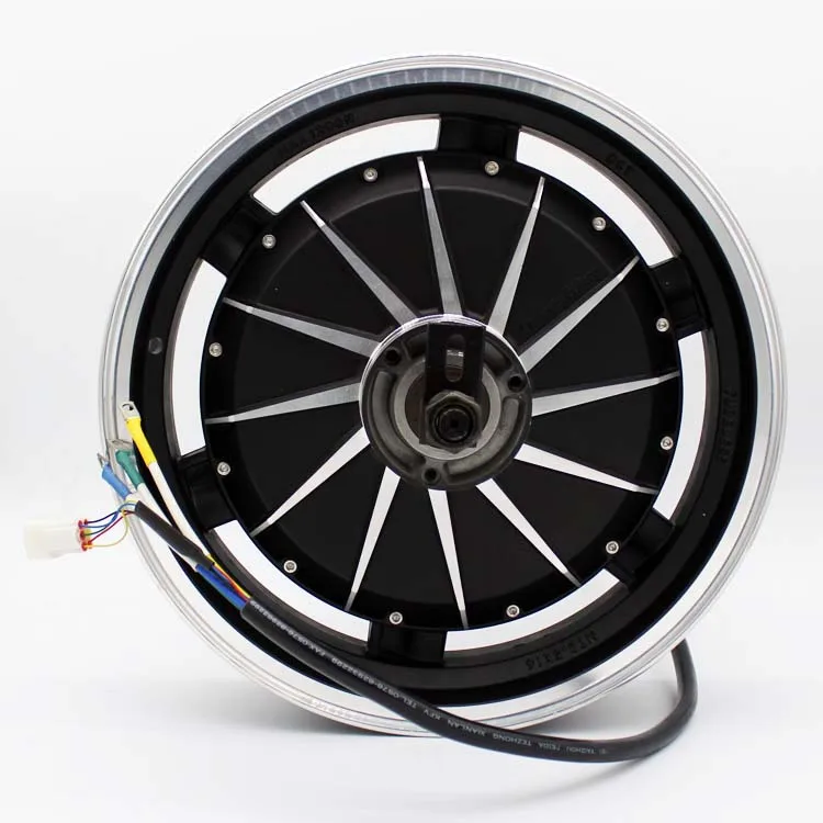 DC hub motor 1500W 48V 14 inch low speed electric wheel hub motor for electric motorcycle