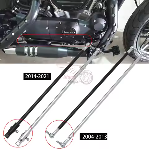 For Harley Sportster XL 883 1200 XL883 XL48 2004-2021 Motorcycle Accessories Brake Rod Linkage Aluminium Alloy Connecting Rods