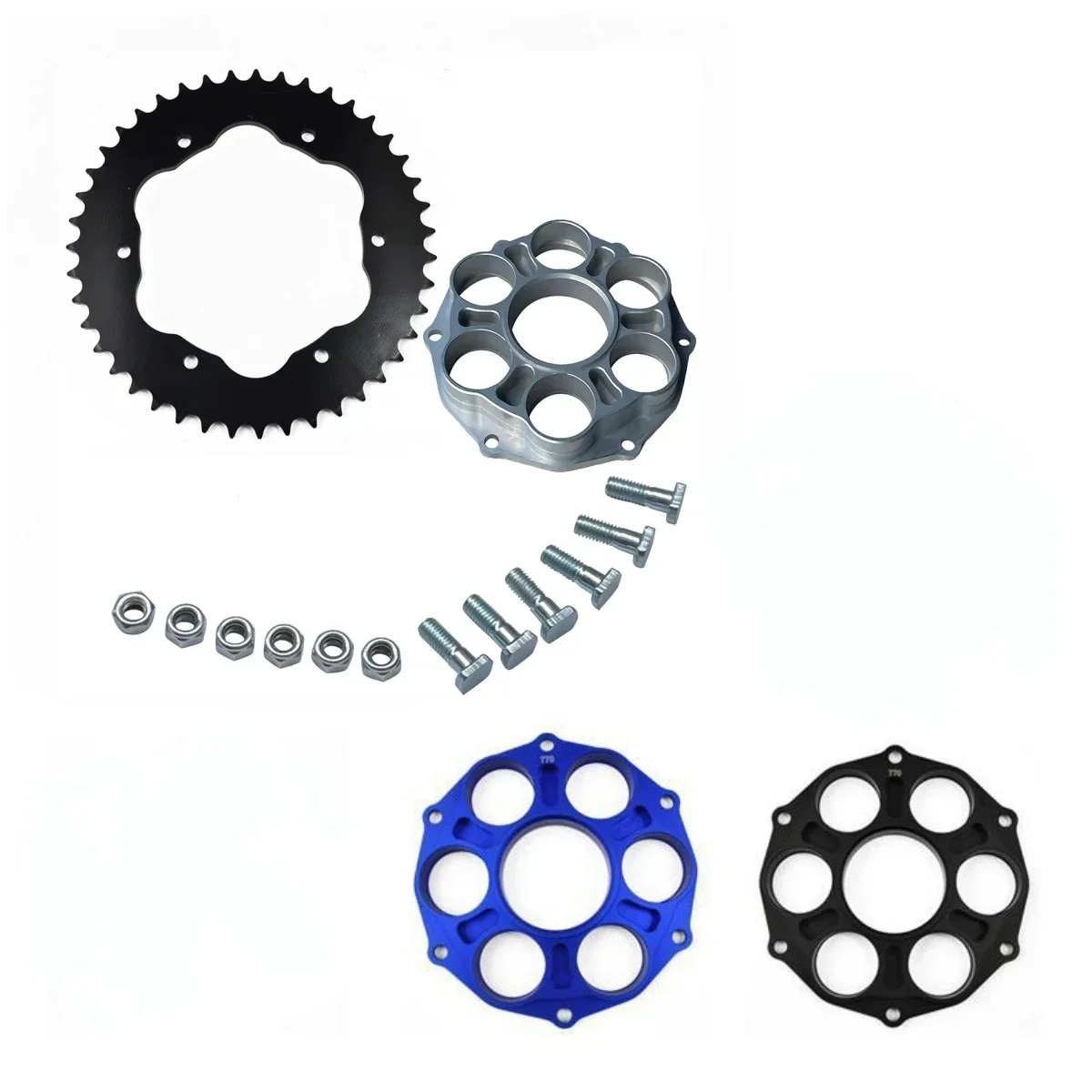 

Motorcycle Rear Sprocket With Adapter For Ducati 1199 1299 Panigale 1103 V4 V4S 1200 Monster 1103 Streetfighter