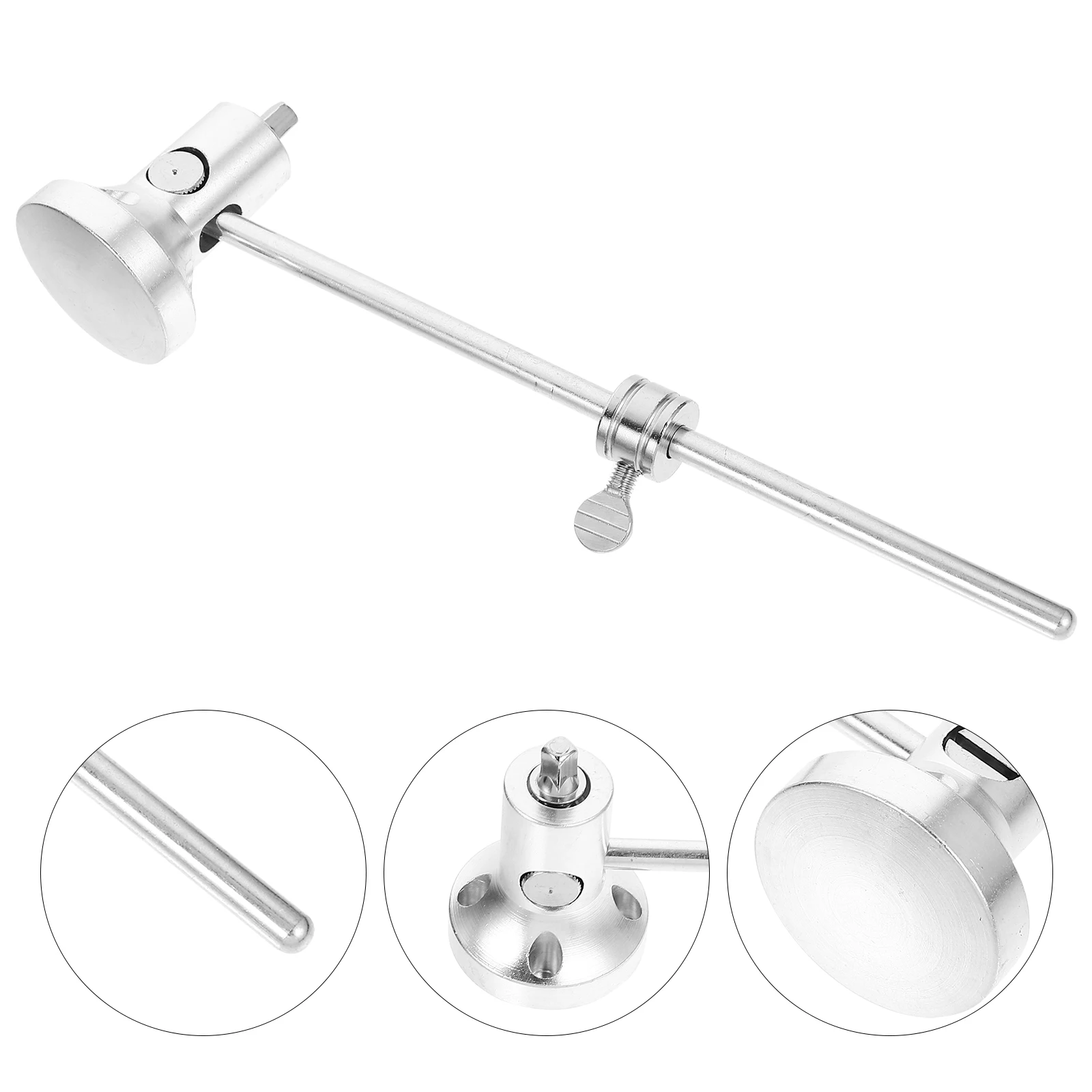 

Step on The Hammer Bass Drum Foot Pedal Beater Percussion Parts Kick Aluminum Alloy