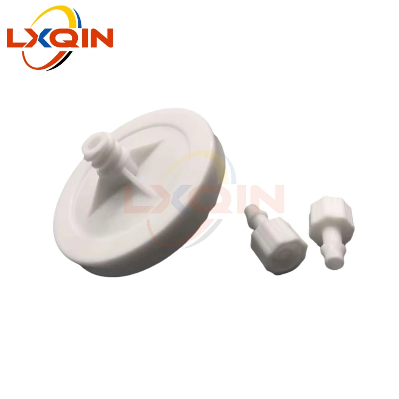 LXQIN 45mm Big Ink Filter Disc Diameter UFO Air Filter for Infiniti Gongzheng Ricoh Solvent Large Format Printer Ink Filter