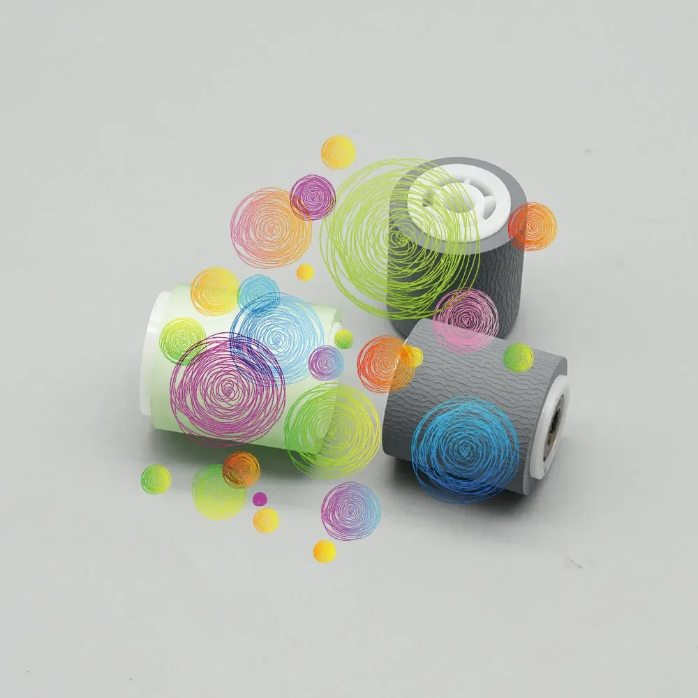 

5Sets ADF Paper Pickup Roller Paper Feed Roller 6LE502960 6LE502970 for Toshiba E-Studio 250 E350 450 E255 355 455