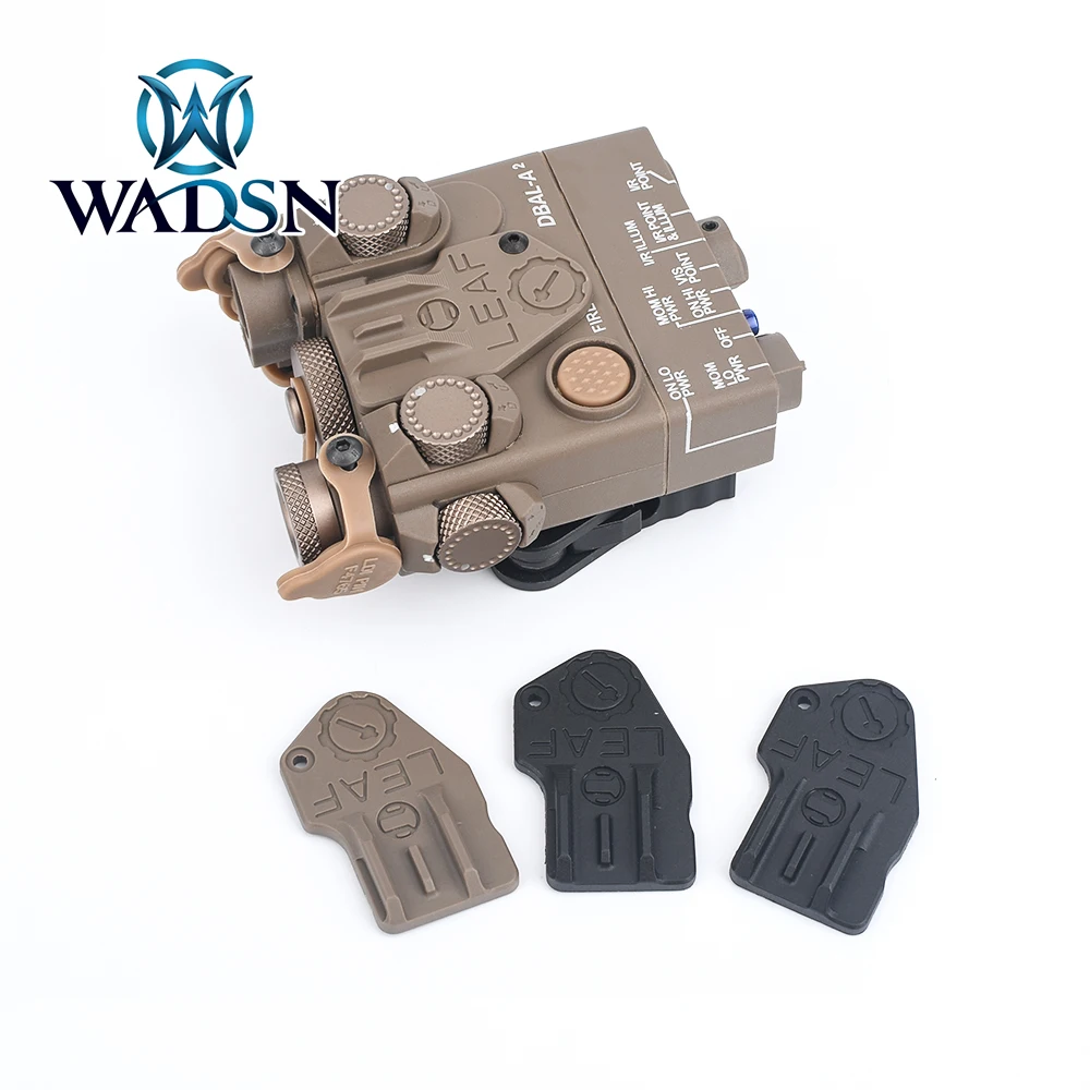 WADSN Airsoft DBAL A2 Metal Plastic Picatinny Mount Tactical Mini DBAL Leaf Front Sight Upgrade Remote Tape Switch Accessories