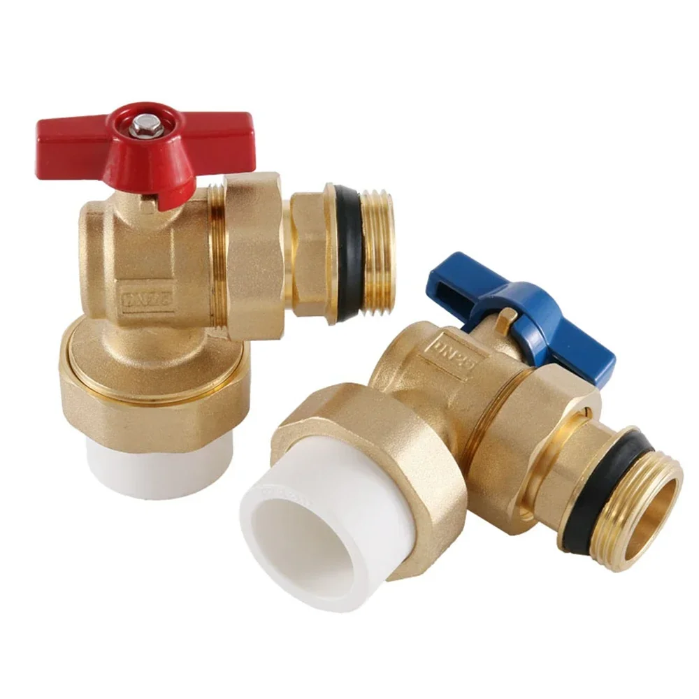 

Angle Type PPR32 Ball Valve Full Copper Valve 1 Inch Inner And Outer Wire Floor Heating PPRR Ball 32mm Hot Melt Pipe