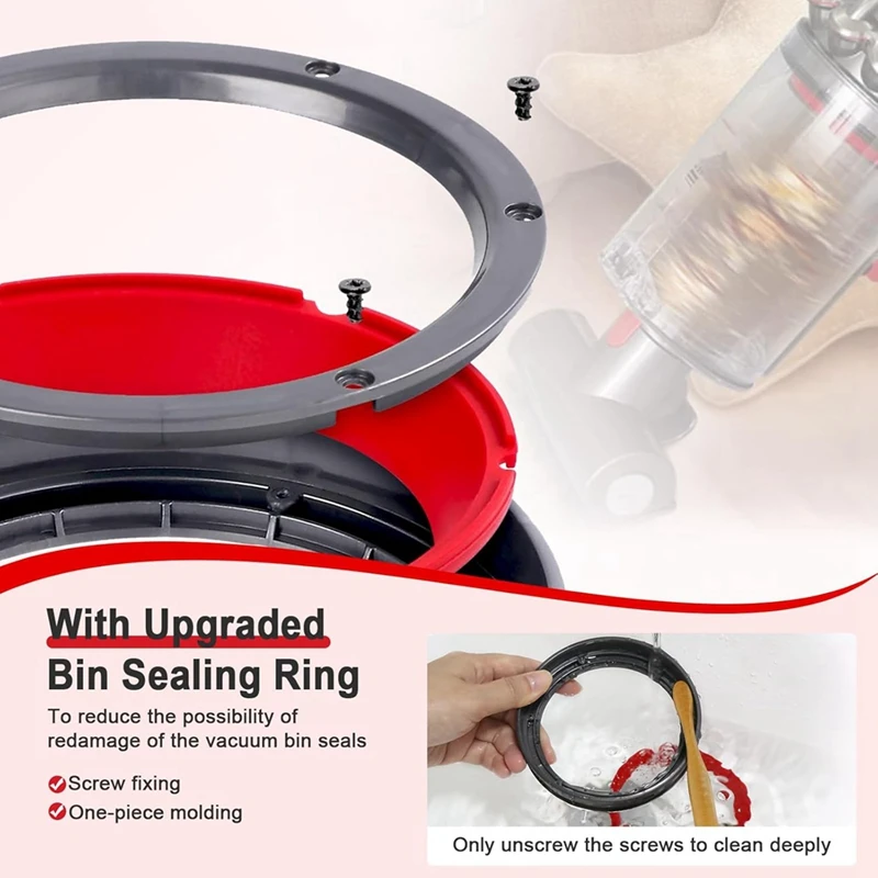 Сменные детали для пылесборника MAKE — для Dyson-V10-SV12 — аксессуары для пылесоса — пылесборник-ведро с отверткой