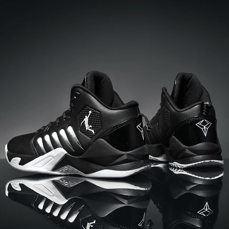 Zapatillas de baloncesto para Hombre, Zapatillas de cuero de marca para Hombre, Zapatillas cómodas antideslizantes y ligeras para entrenamiento, botas de baloncesto, Zapatillas para Hombre